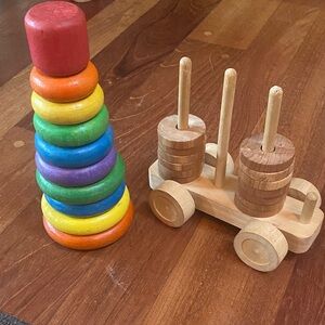 Handmade wooden stacker’s